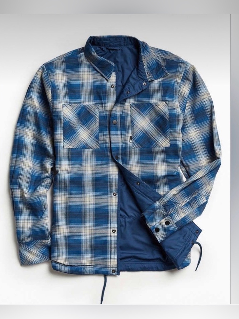 The North Face Men’s Fort Point Reversible Flannel Jacket Small